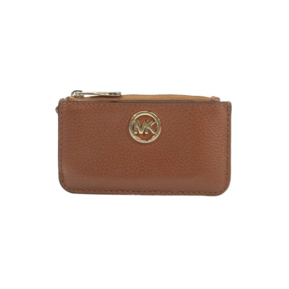 Michael Kors Womens Jet Set Coin Pouch Wallet Brown